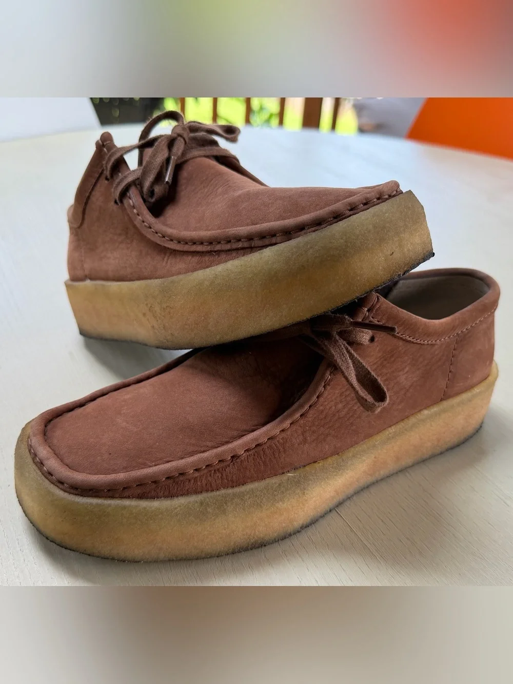 Clarks Mens Shoes Wallabee Cup Tan Nubuck 9.5 26167989